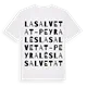 La Salvetat-Peyralès ordlek t-shirt
