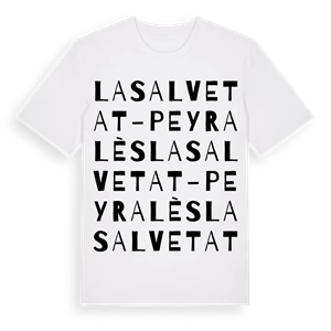 La Salvetat-Peyralès ordlek t-shirt – ekologisk bomull t-shirt från Pinshirt