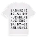La Sauzière-Saint-Jean ordlek t-shirt