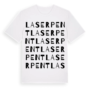La Serpent ordlek t-shirt – ekologisk bomull t-shirt från Pinshirt