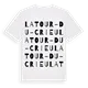 La Tour-du-Crieu ordlek t-shirt
