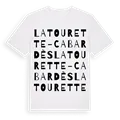 La Tourette-Cabardès ordlek t-shirt