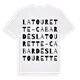 La Tourette-Cabardès ordlek t-shirt