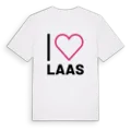 Jag älskar Laas t-shirt stort tryck