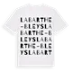 Labarthe-Bleys ordlek t-shirt