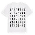 Labastide-Beauvoir ordlek t-shirt