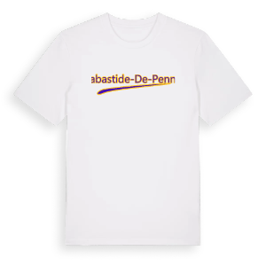 Labastide-de-Penne baseball t-shirt – ekologisk bomull t-shirt från Pinshirt