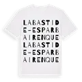 Labastide-Esparbairenque ordlek t-shirt