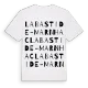 Labastide-Marnhac ordlek t-shirt