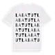 Labatut ordlek t-shirt