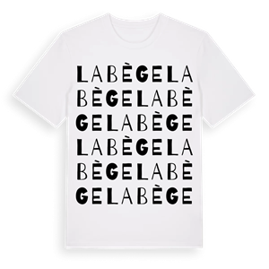 Labège ordlek t-shirt – ekologisk bomull t-shirt från Pinshirt
