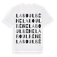 Laboulbène ordlek t-shirt