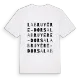 Labruyère-Dorsa ordlek t-shirt