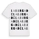 Laburgade ordlek t-shirt