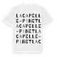 Lacapelle-Pinet ordlek t-shirt