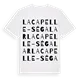 Lacapelle-Ségalar ordlek t-shirt