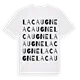 Lacaugne ordlek t-shirt