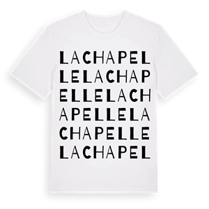 Lachapelle ordlek t-shirt – ekologisk bomull t-shirt från Pinshirt