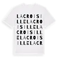 Lacroisille ordlek t-shirt