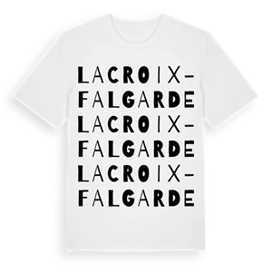 Lacroix-Falgarde ordlek t-shirt – ekologisk bomull t-shirt från Pinshirt