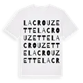Lacrouzette ordlek t-shirt