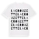 Lacrouzette ordlek t-shirt