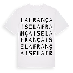 Lafrançaise ordlek t-shirt – ekologisk bomull t-shirt från Pinshirt