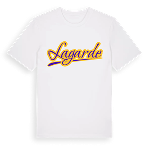 Lagarde baseball t-shirt – ekologisk bomull t-shirt från Pinshirt