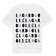 Lagardiolle ordlek t-shirt