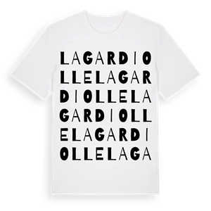 Lagardiolle ordlek t-shirt – ekologisk bomull t-shirt från Pinshirt