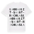 Lagraulet-Saint-Nicolas ordlek t-shirt