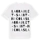 Lagraulet-Saint-Nicolas ordlek t-shirt