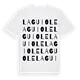Laguiole ordlek t-shirt