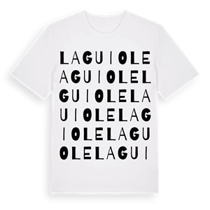 Laguiole ordlek t-shirt – ekologisk bomull t-shirt från Pinshirt