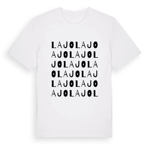 Lajo ordlek t-shirt – ekologisk bomull t-shirt från Pinshirt
