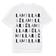 Lamillarié ordlek t-shirt