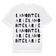Lamontélarié ordlek t-shirt