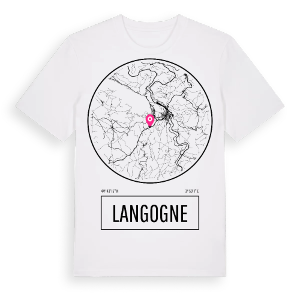 Langogne t-shirt – ekologisk bomull t-shirt från Pinshirt