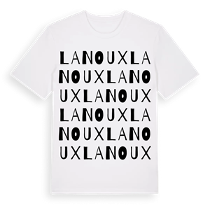 Lanoux ordlek t-shirt – ekologisk bomull t-shirt från Pinshirt
