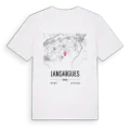 Lansargues karta t-shirt