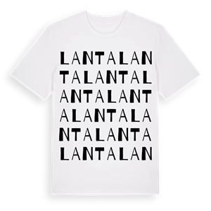 Lanta ordlek t-shirt – ekologisk bomull t-shirt från Pinshirt