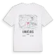 Lanuéjols karta t-shirt