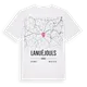 Lanuéjouls karta t-shirt