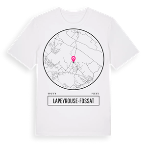Lapeyrouse-Fossat t-shirt – ekologisk bomull t-shirt från Pinshirt
