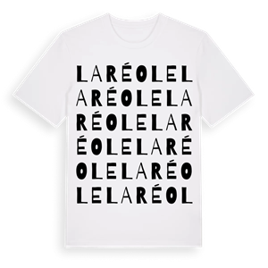 Laréole ordlek t-shirt – ekologisk bomull t-shirt från Pinshirt