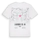 Laroque-de-Fa karta t-shirt