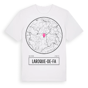 Laroque-de-Fa t-shirt – ekologisk bomull t-shirt från Pinshirt