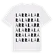 Larra ordlek t-shirt