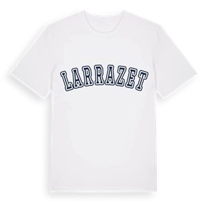 Larrazet college t-shirt – ekologisk bomull t-shirt från Pinshirt