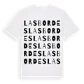 Lasbordes ordlek t-shirt